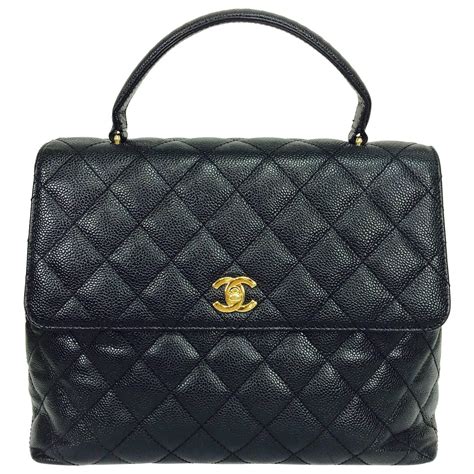 chanel classic top handle|Chanel handbag with top handle.